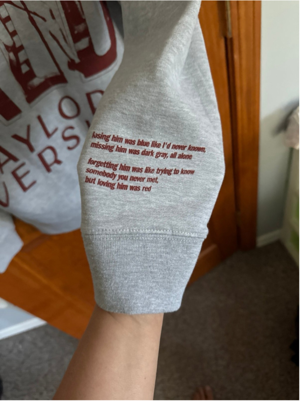Taylor Swift Red Hoodie - Picture 4 of 5